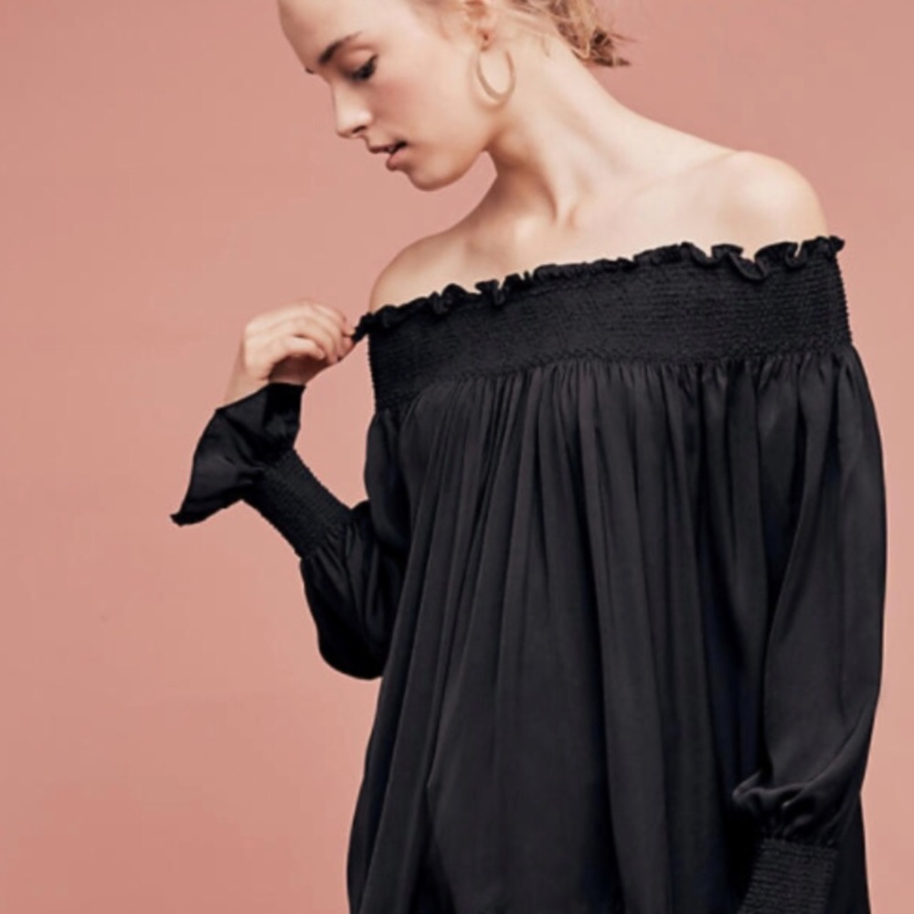 Anthropologie Off The Shoulder Tunic